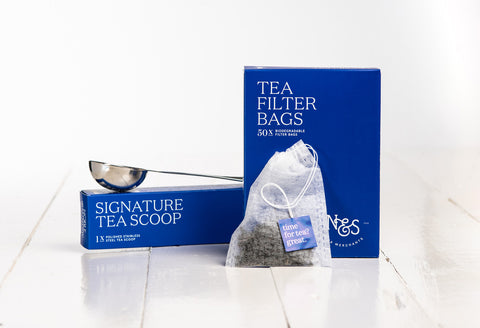 Signature Tea Scoop & Fillable Teabags