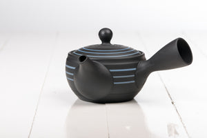 Three Kyusu - Matt Black & Blue - 280ml