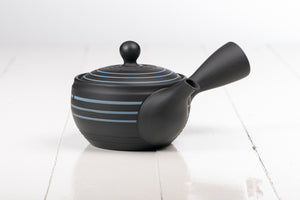 Three Kyusu - Matt Black & Blue - 280ml