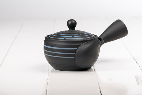 Three Kyusu - Matt Black & Blue - 280ml