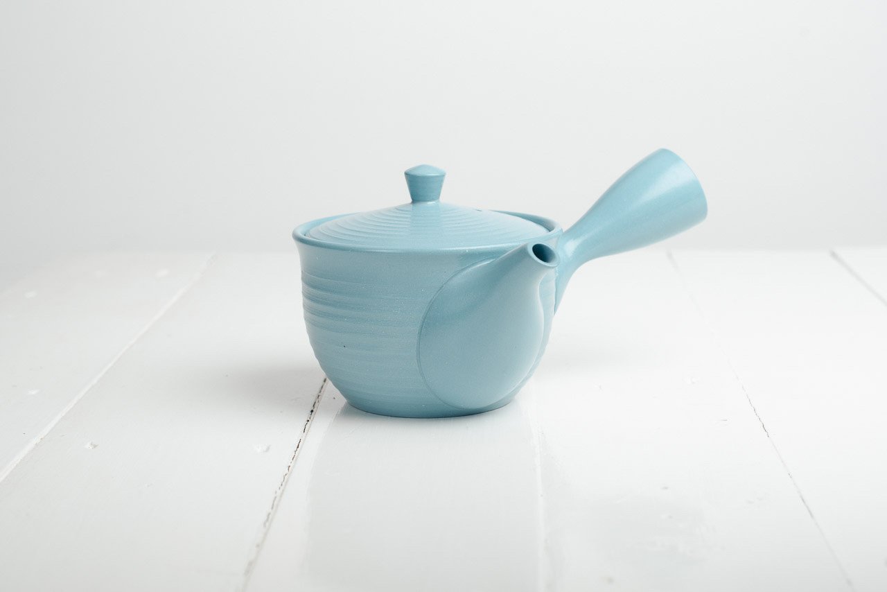 Kyusu Sky Blue 270ml - Tokoname